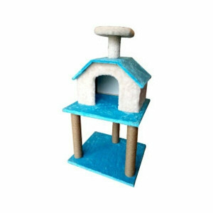 2 KATLI TIRMALAMALI KEDİ EVİ