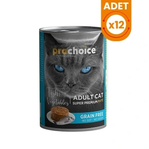 Pro Choice Adult Balık ve Sebzeli Yetişkin Konserve Kedi Maması