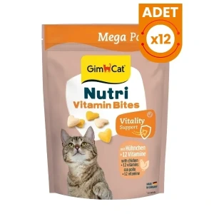 Gimcat Nutri Vitamin Tavuklu Bağışıklık Destekleyici Kedi Ödül Maması
