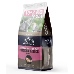 Jadawa Jada Life Premium Kitten & Mother Tavuklu Yavru ve Anne Kedi Maması 10KG+2KG HEDİYE