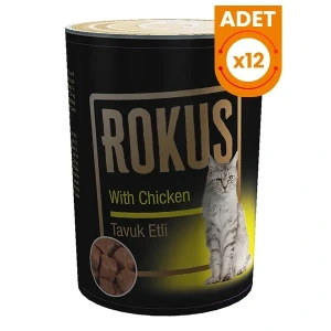 Rokus Tavuklu Yetişkin Konserve Kedi Maması