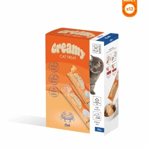 M-Pets Creamy Yengeçli Sıvı Kedi Ödül Maması