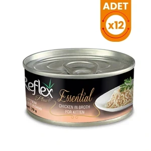 Reflex Plus Kitten Tavuklu Yavru Konserve Kedi Maması 12 Adet