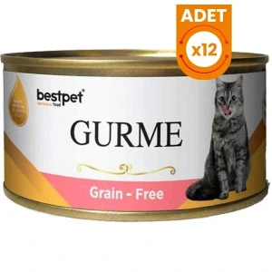 Bestpet Gurme Jöleli Somonlu Kısırlaştırılmış Konserve Kedi Maması
