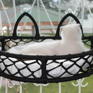 Lepus Cam Güzeli Vantuzlu Kedi ve Küçük Irk Köpek Yatağı