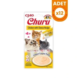 Inaba Ciao Churu Cream Tavuklu ve Peynirli Sıvı Kedi Ödül Maması