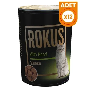Rokus Yürekli Yetişkin Konserve Kedi Maması