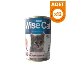 Wise Cat Somonlu Yetişkin Konserve Kedi Maması