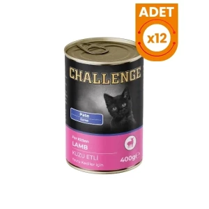 Challenge Pate Kuzu Etli Yavru Konserve Kedi Maması
