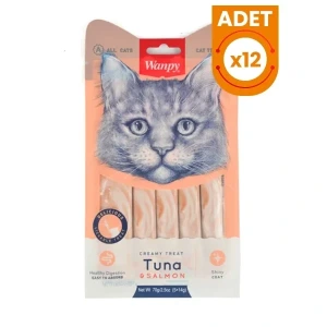 Wanpy Ton Balığı ve Somonlu Sıvı Kedi Ödül Maması