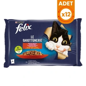 Felix Multipack Sığır ve Tavuklu Yetişkin Yaş Kedi Maması