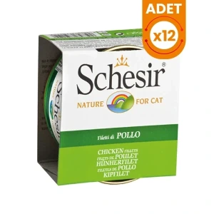 Schesir Tavuk Fileto Jöleli Konserve Kedi Maması