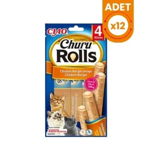 Inaba Ciao Churu Rolls Sticks Tavuk Sargılı Kedi Ödül Maması