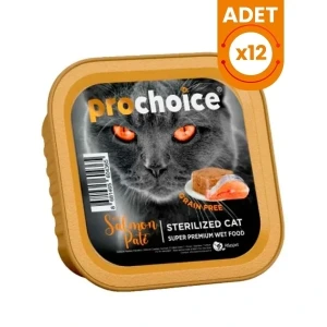 Pro Choice Adult Pate Somonlu Kısırlaştırılmış Konserve Kedi Maması