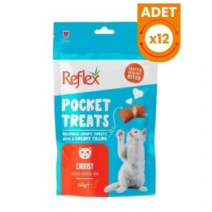 Reflex Pocket Treats Tavuklu Seçici Kediler için Kedi Ödül Maması