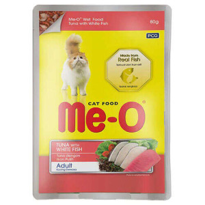 Me-O Pouch Kitten Kuzu Etli Soslu ve Parça Etli Yaş Yavru Kedi Maması 80 Gr