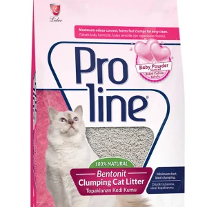 Proline Bentonit Kedi Kumu Bebek Pudrası Kokulu 10lt